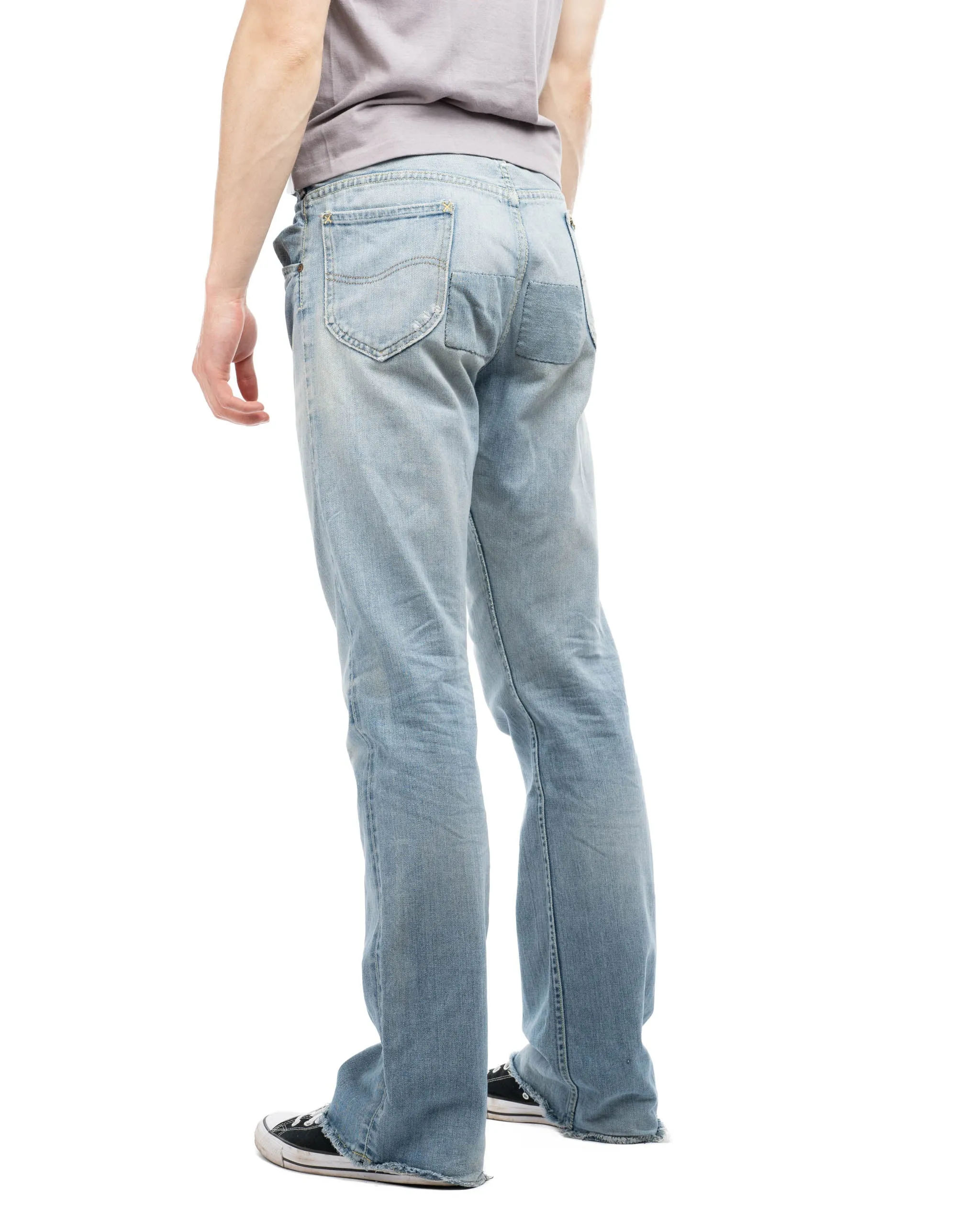70's Lee Rider Repaired Denim - 34" x 36"
