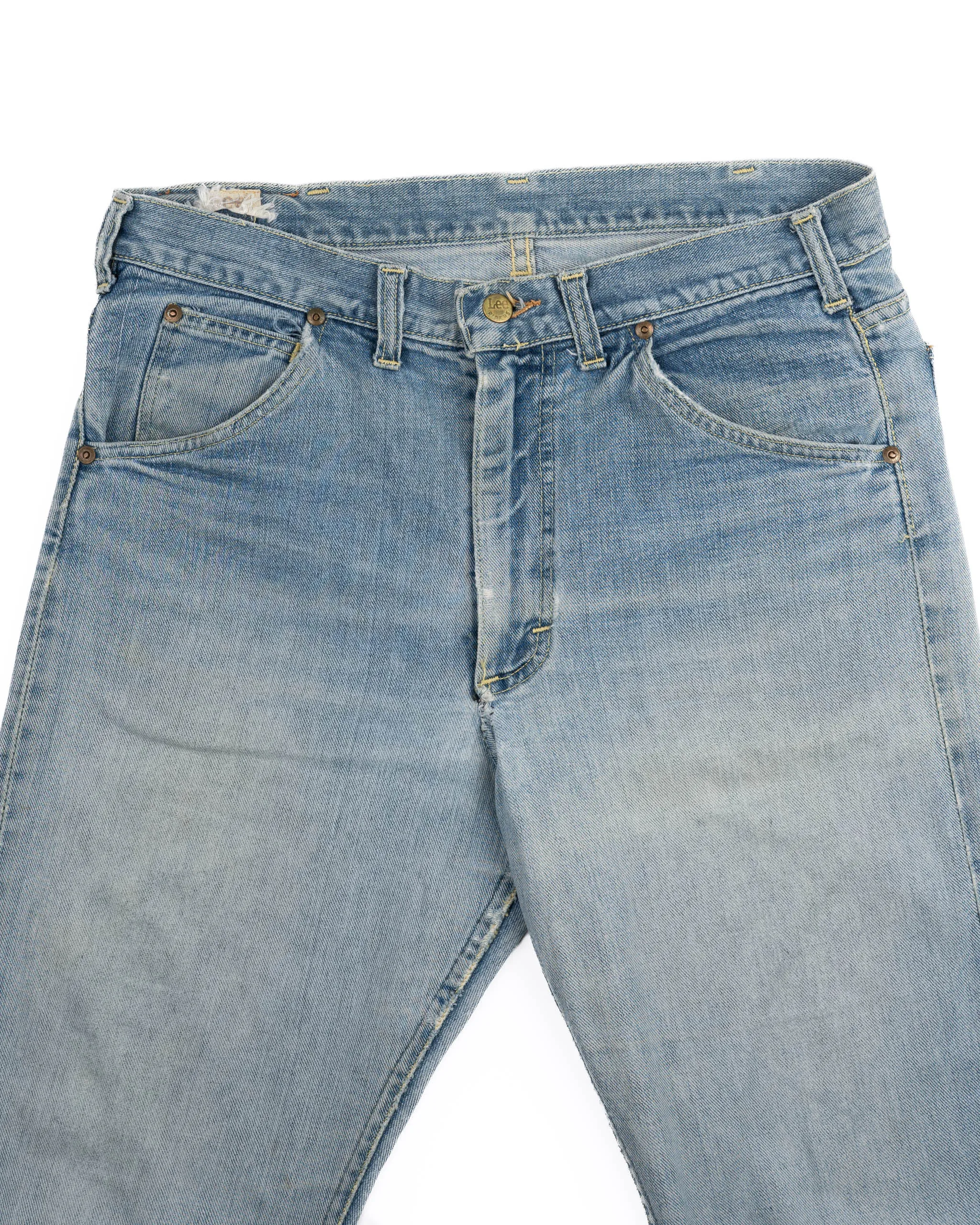 70's Lee Rider Repaired Denim - 34" x 36"