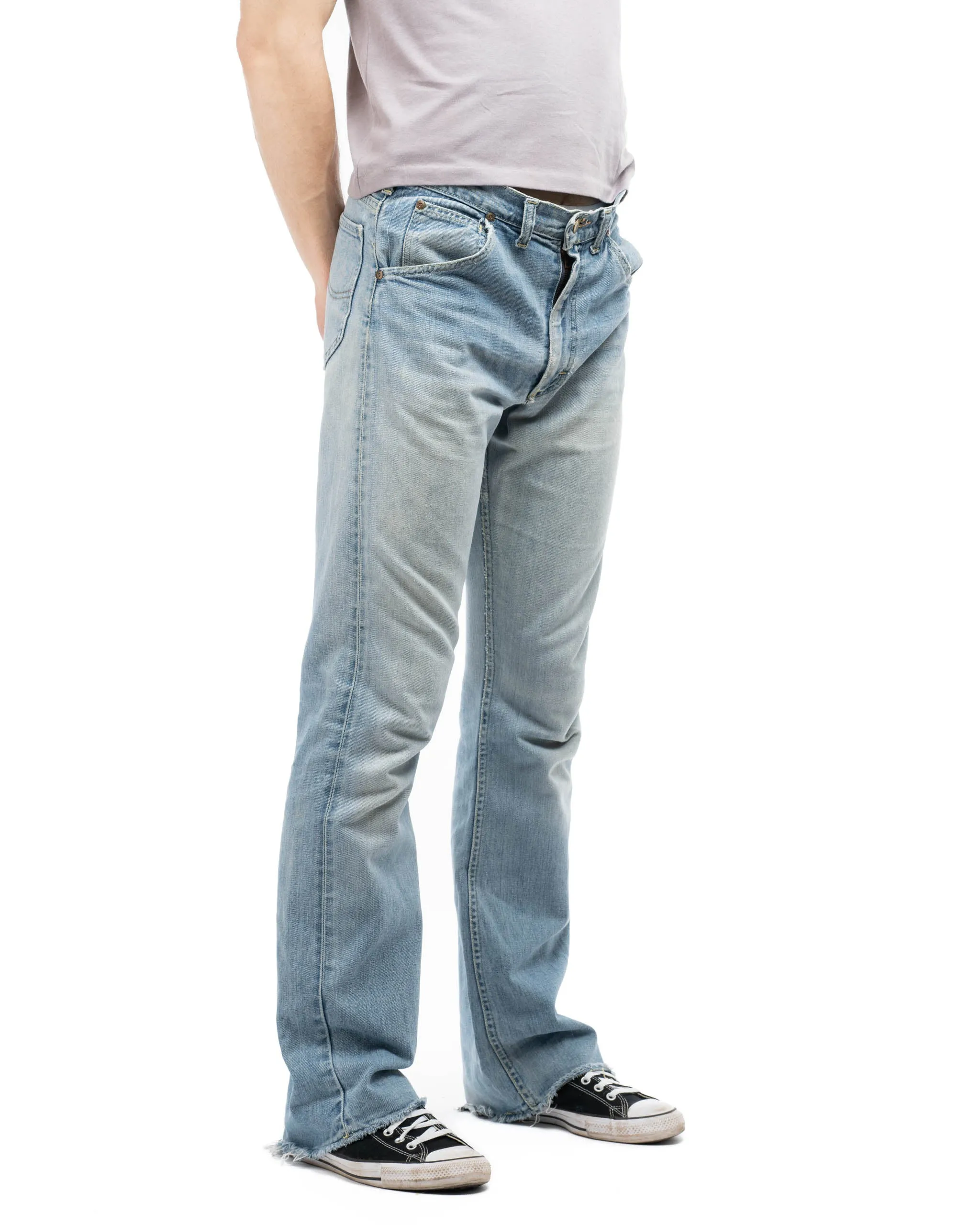 70's Lee Rider Repaired Denim - 34" x 36"