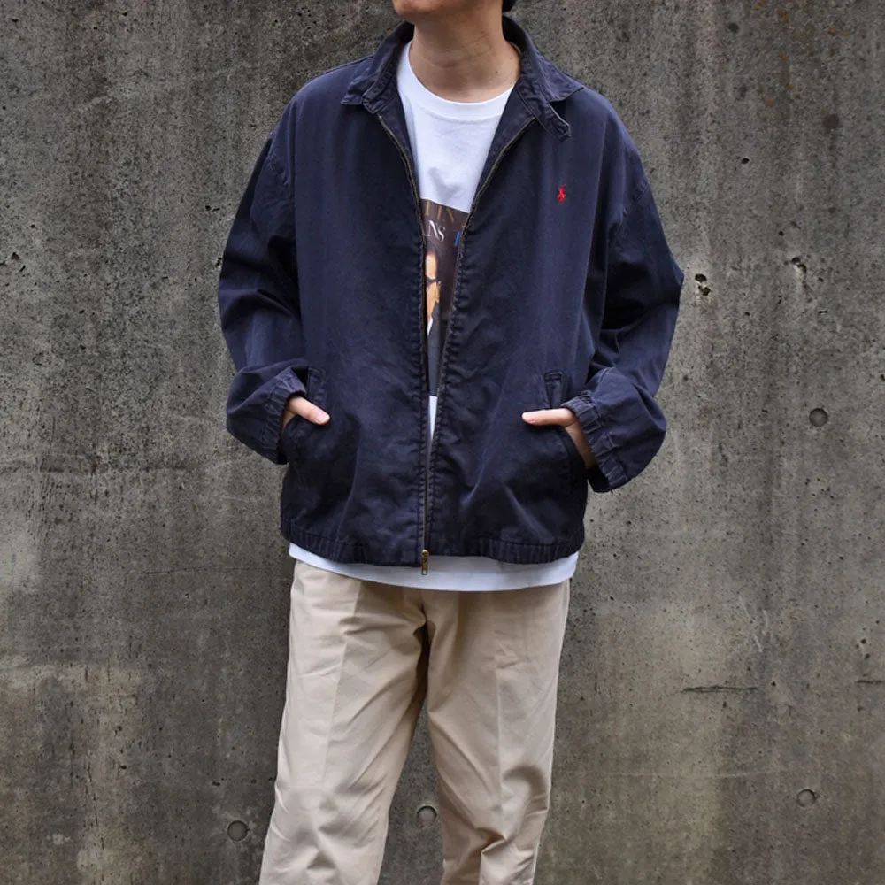 90's　Polo Ralph Lauren/ポロ ラルフローレン コットン スイングトップジャケット　230303