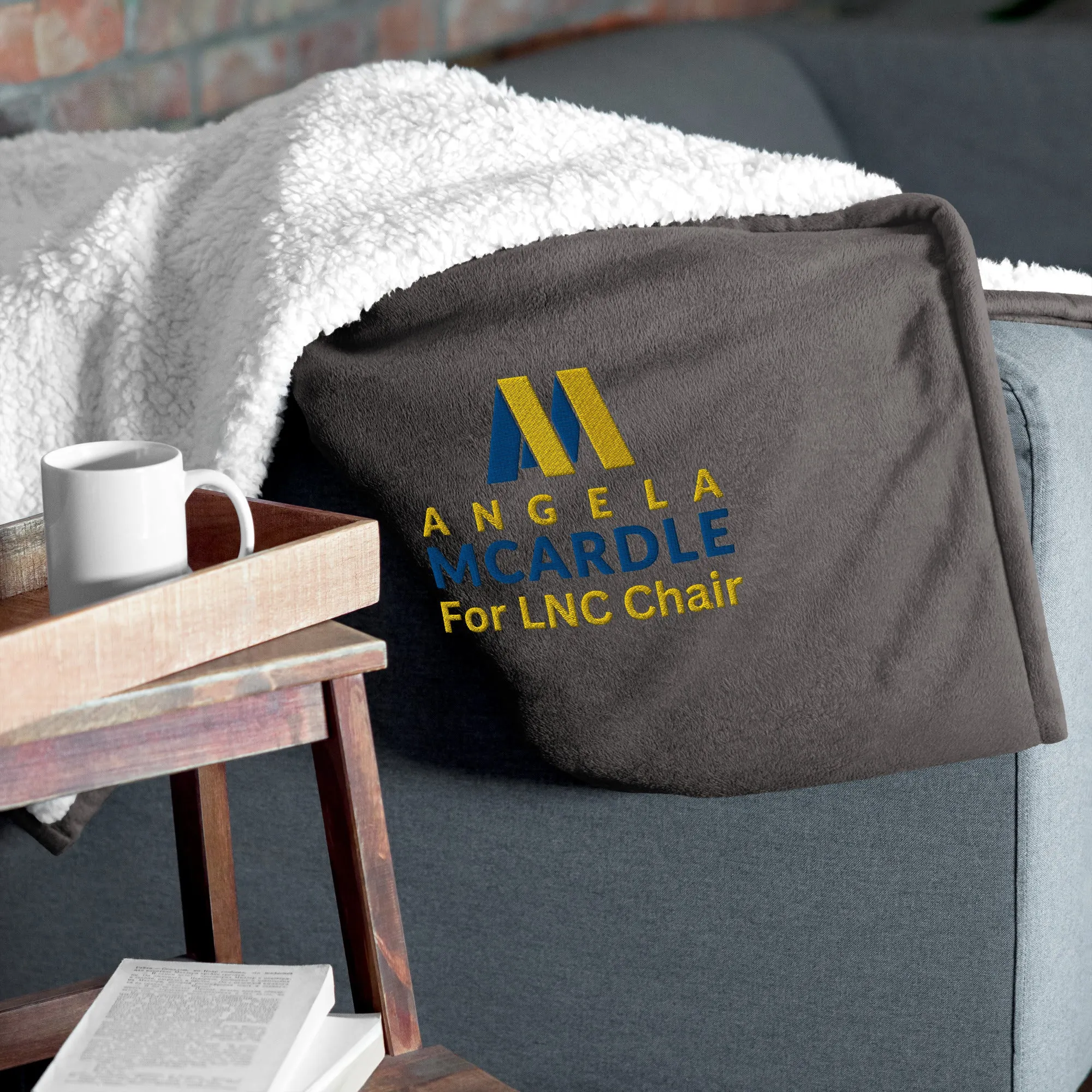 Angela for LNC Embroidered blanket