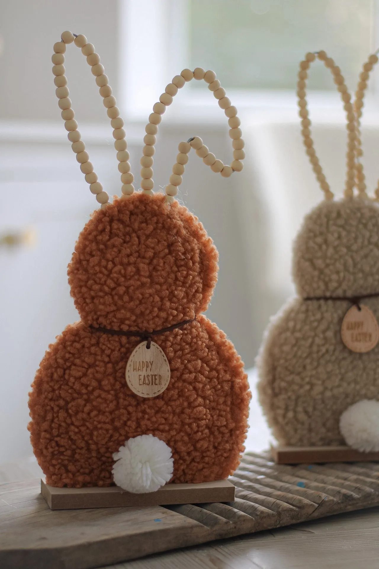 Beaded Sherpa Bunny
