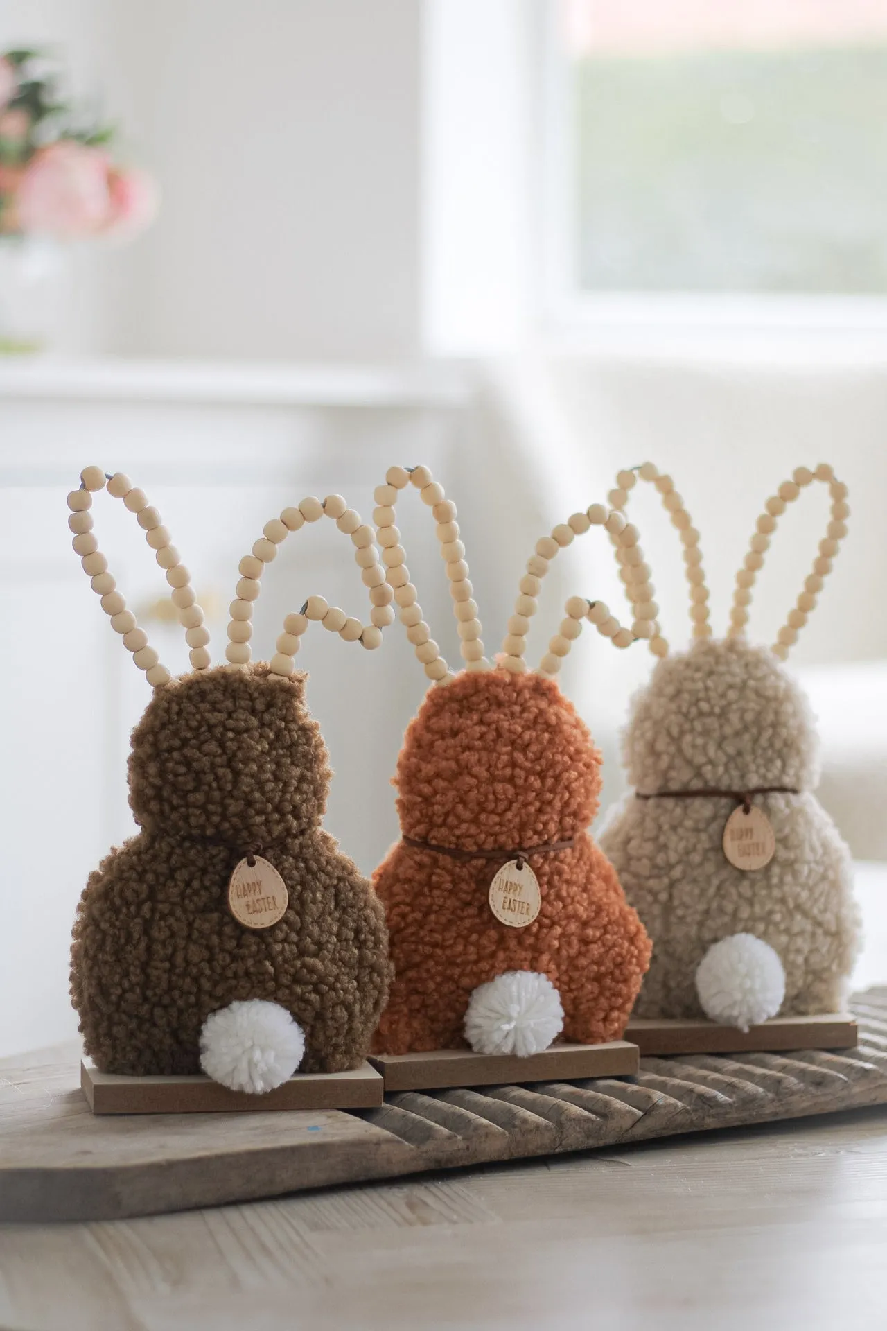 Beaded Sherpa Bunny