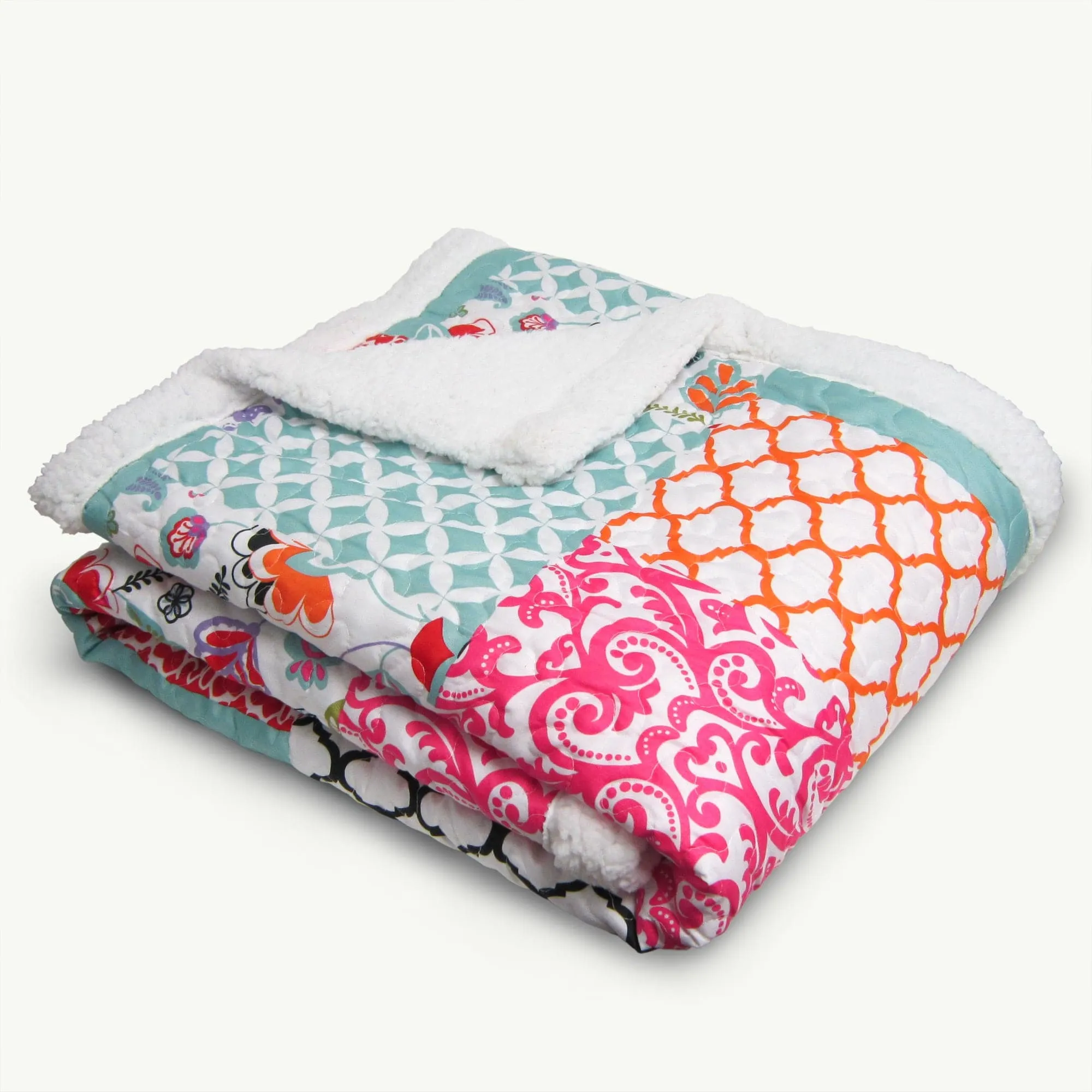 Brookdale Sherpa Throw Blanket