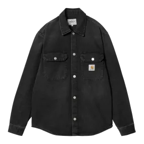 Carhartt WIP Harvey  Shirt Jacket Olympia Denim - Black Dark Used Wash