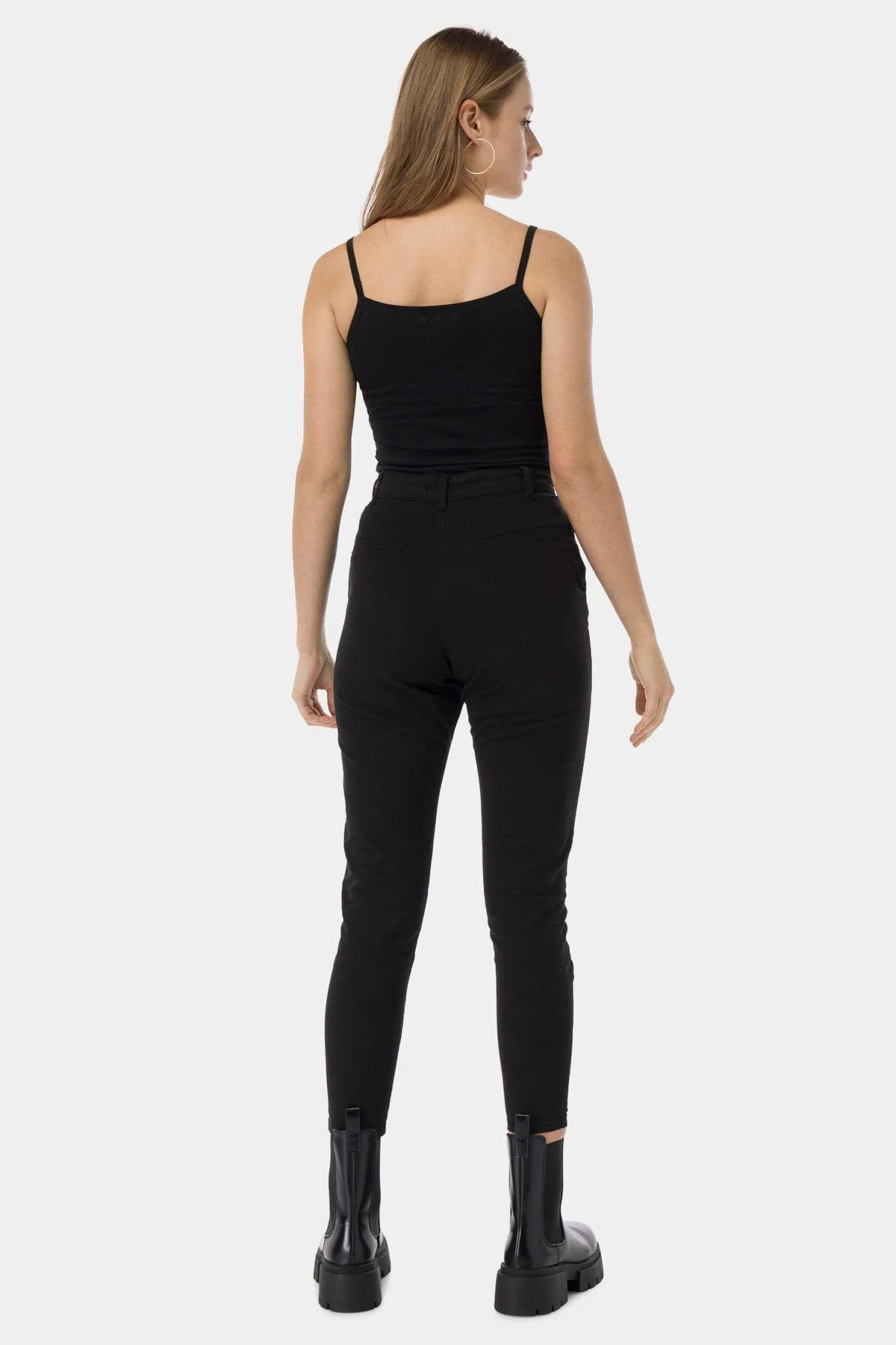Chinos Trouser For Women - Black
