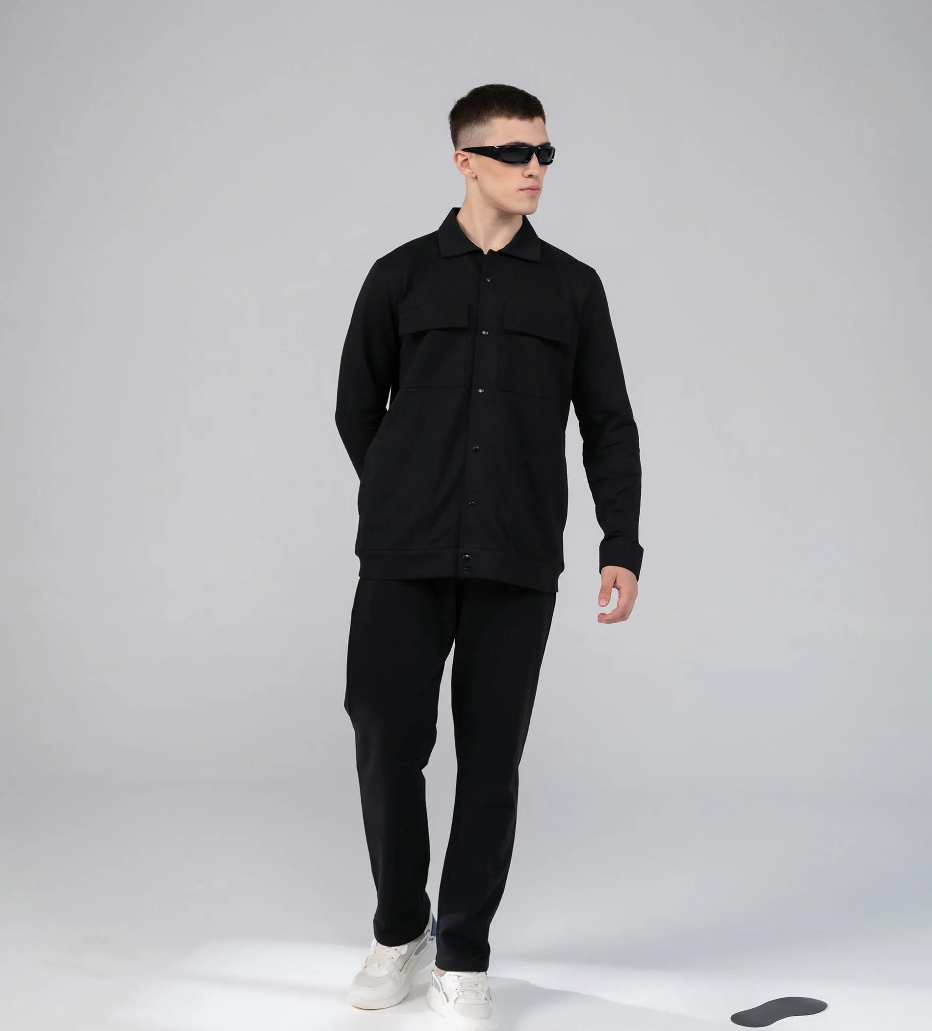 Classic Black Shacket