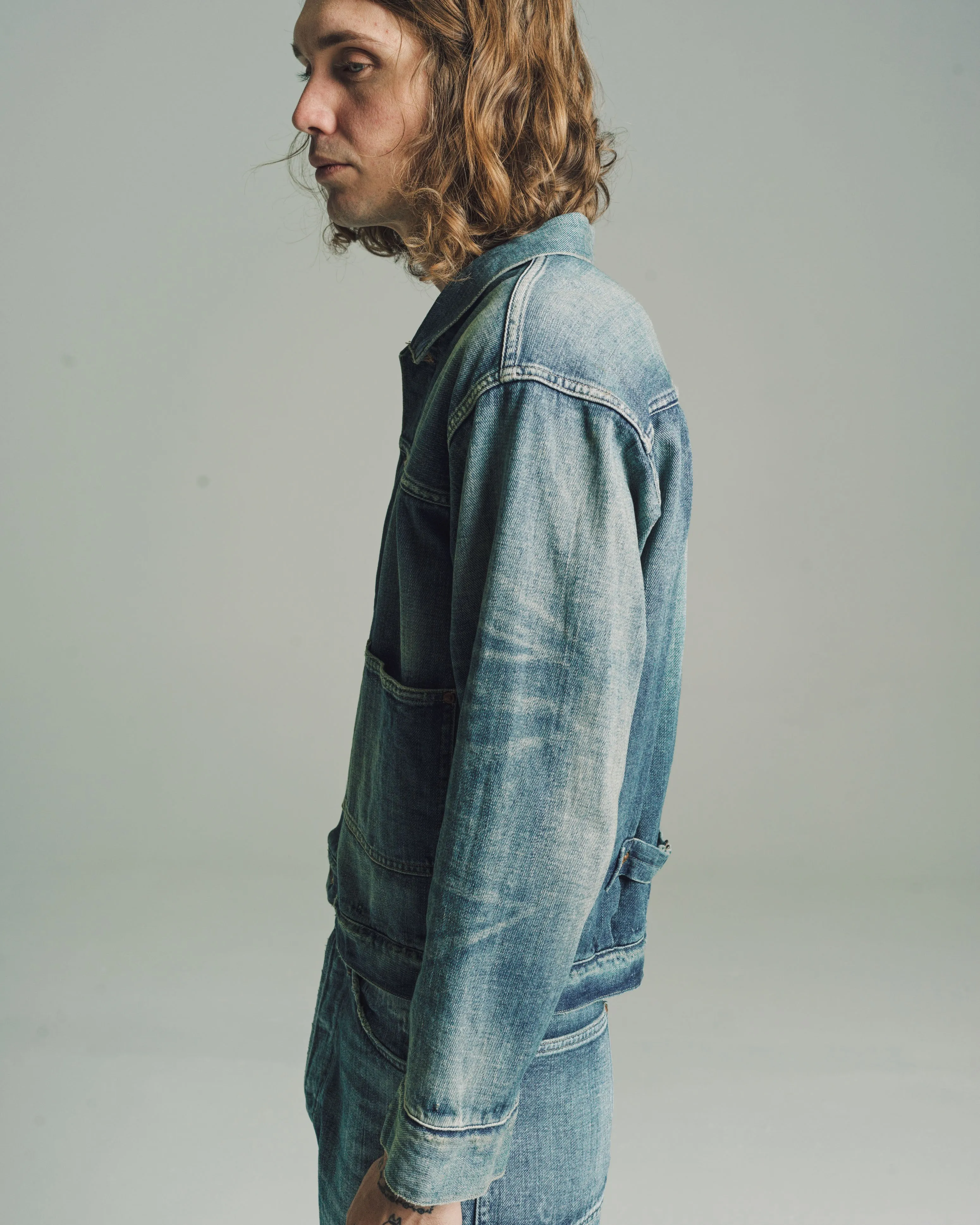 Damaged Indigo LOT.703 Denim Jacket C. 1920's