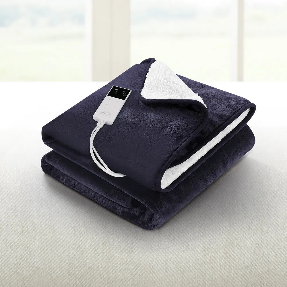 Double-Sided Electric Heated Throw Rug with Timer, Giselle