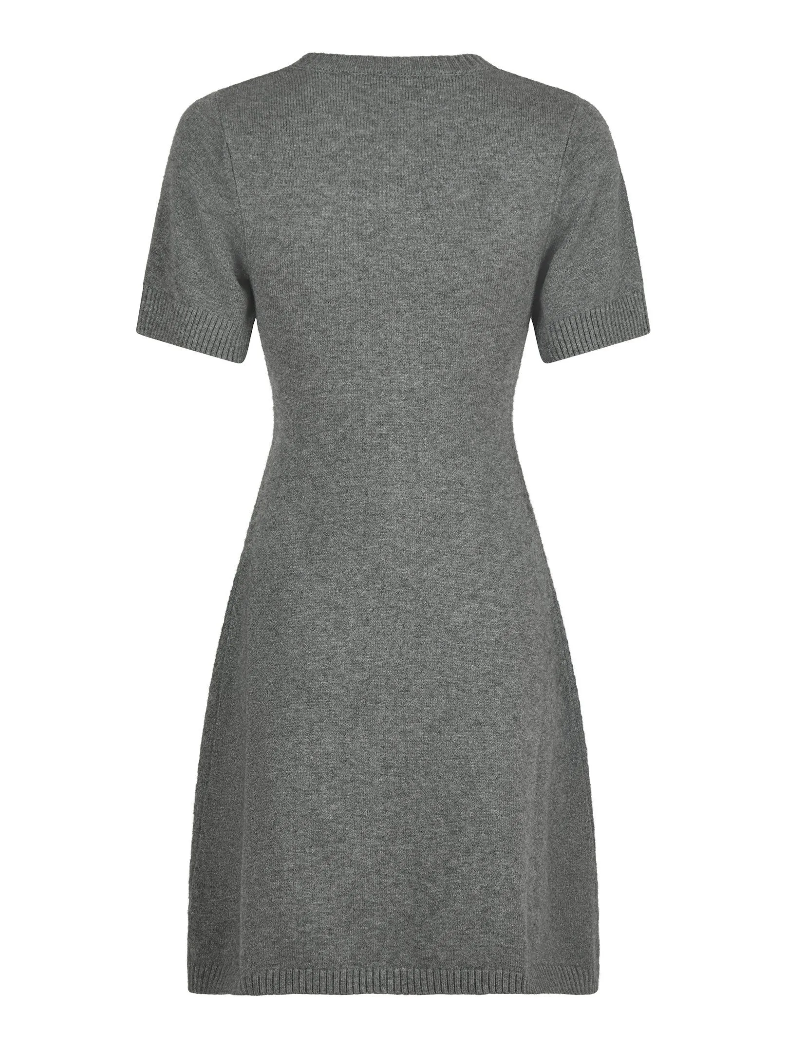 Elise Knit Dress - Dark Grey Melange