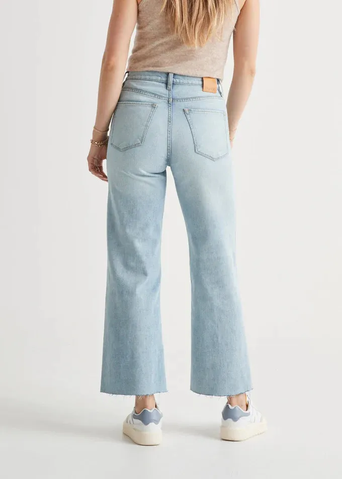 Midweight Performance Denim Wide Leg