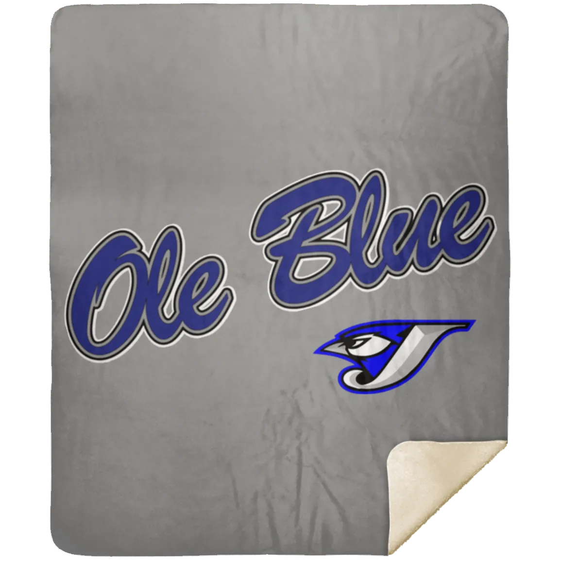 Ole Blue MSHM Premium Sherpa Blanket 50x60