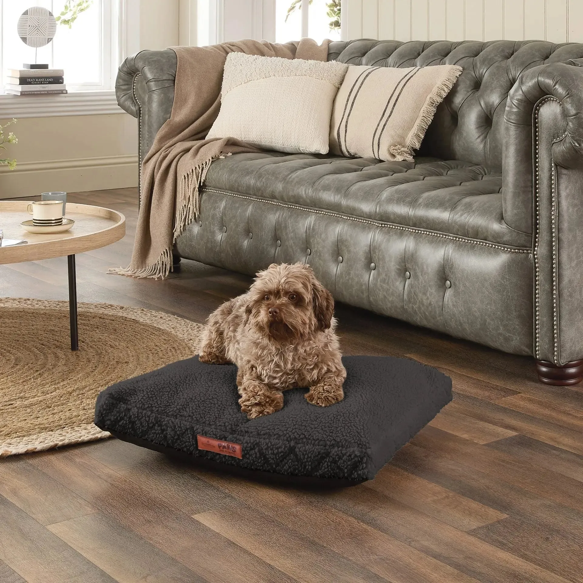 Paws for Slumber Sherpa Fleece Pet Bed
