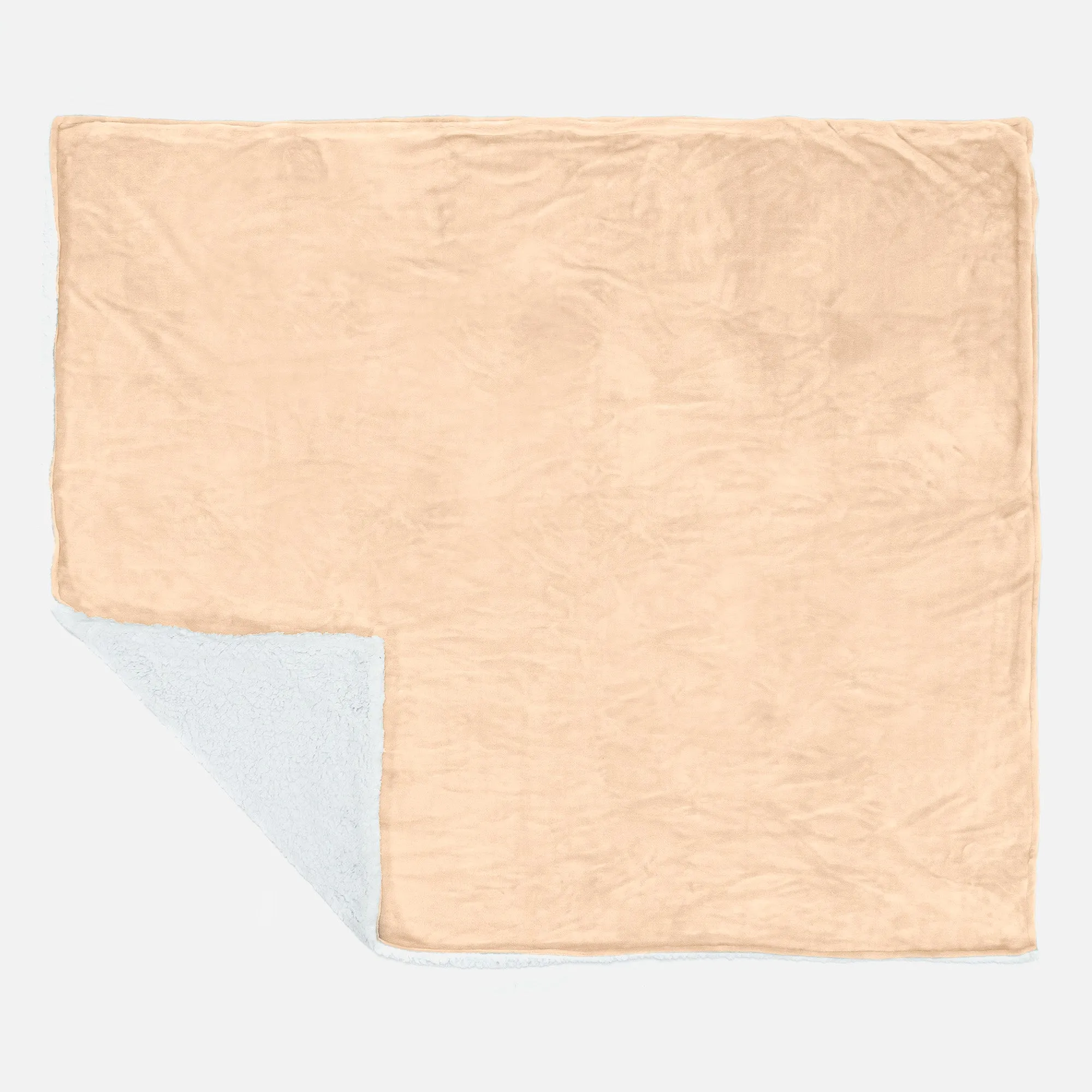 Sherpa Throw / Blanket - Fleece Light Mink