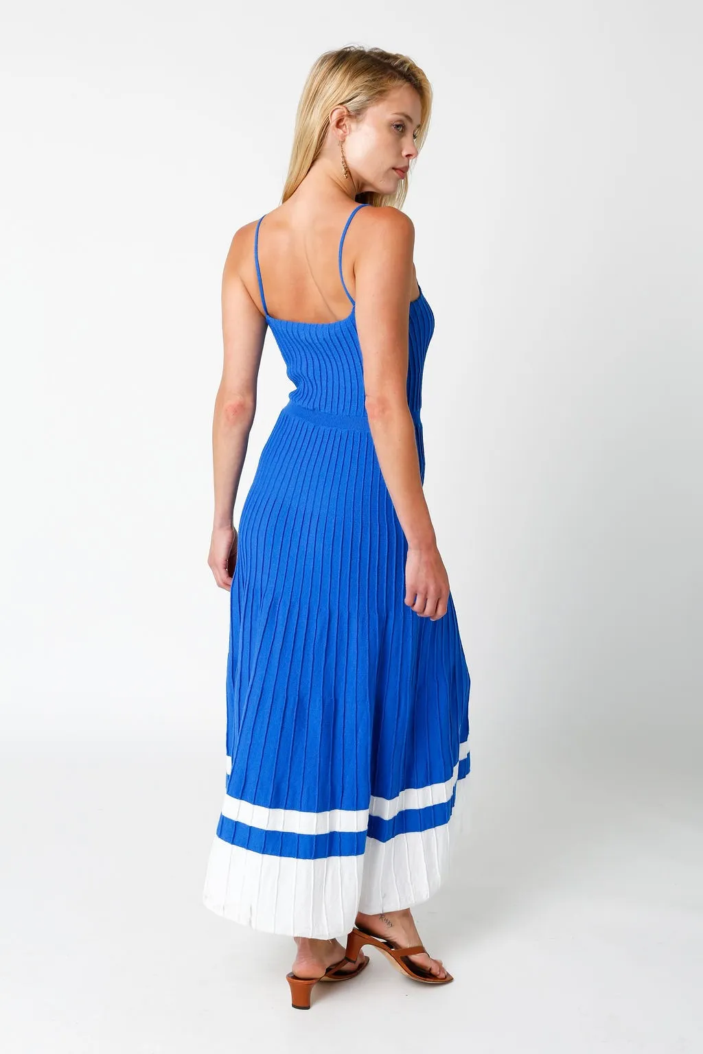 Sofia Midi Dress- Azure