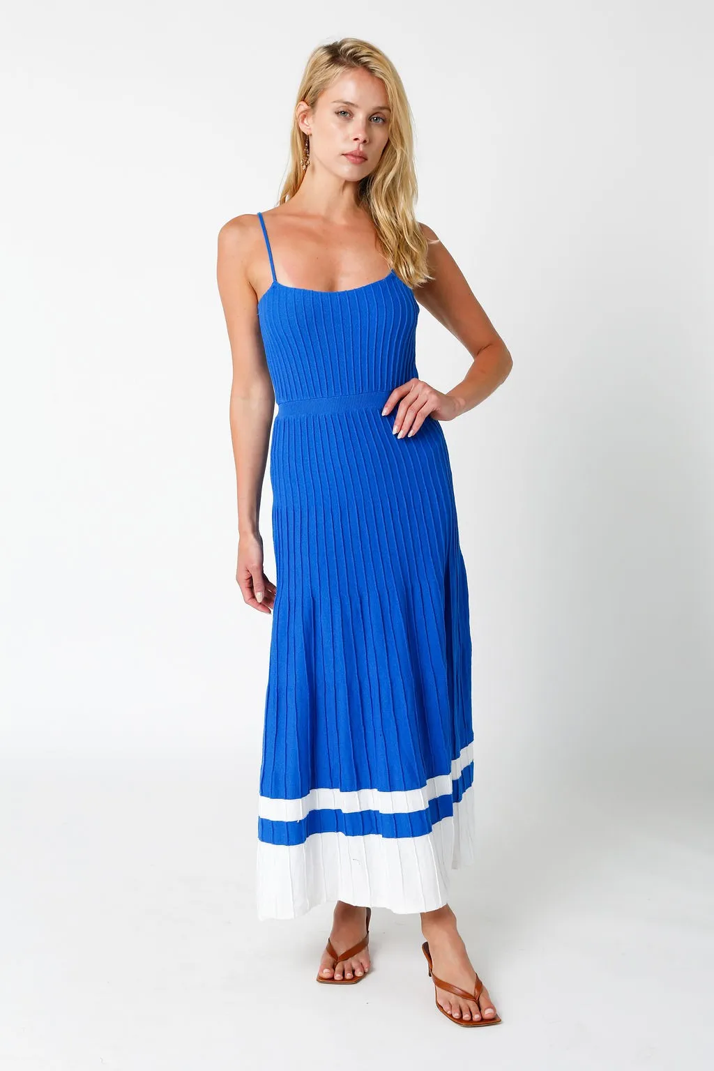 Sofia Midi Dress- Azure