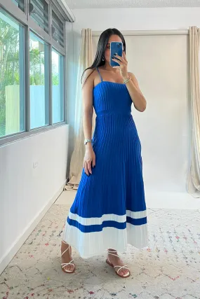 Sofia Midi Dress- Azure
