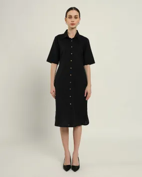The Tampa Noir Cotton Dress